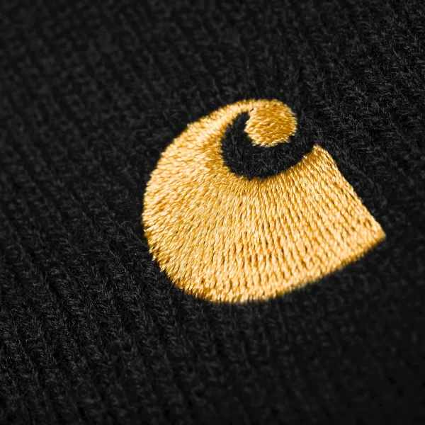 Best Carhartt WIP Chase Beanie Black / Gold