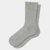 Best Sale Carhartt WIP Chase Socks Grey Heather / Gold