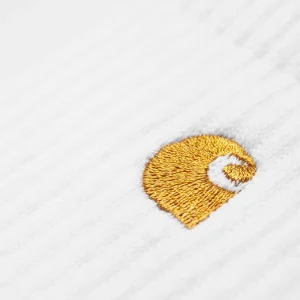 Best Sale Carhartt WIP Chase Socks White / Gold