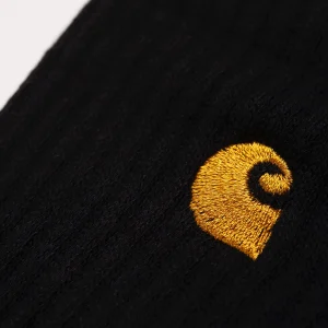 Cheap Carhartt WIP Chase Socks Black / Gold