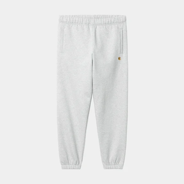 Sale Carhartt WIP Chase Sweat Pant Ash Heather / Gold