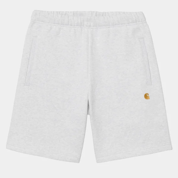 Best Carhartt WIP Chase Sweat Short Ash Heather / Gold