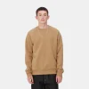 Cheap Carhartt WIP Chase Sweatshirt Peanut / Gold