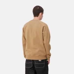 Cheap Carhartt WIP Chase Sweatshirt Peanut / Gold