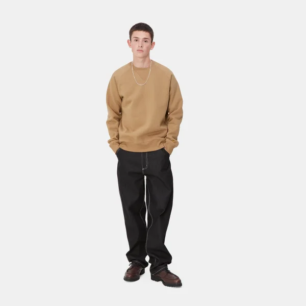 Cheap Carhartt WIP Chase Sweatshirt Peanut / Gold