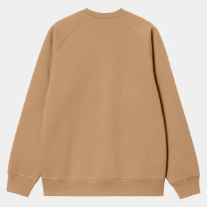 Cheap Carhartt WIP Chase Sweatshirt Peanut / Gold