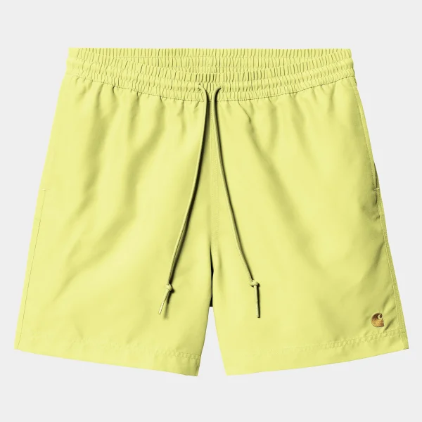 Outlet Carhartt WIP Chase Swim Trunk Arctic Lime / Gold