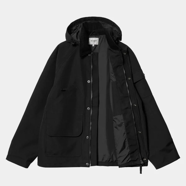 Shop Carhartt WIP Clarton Jacket Black / Black