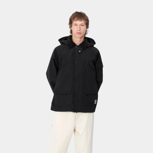 Shop Carhartt WIP Clarton Jacket Black / Black