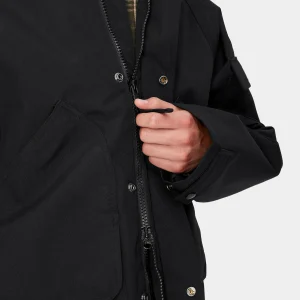 Shop Carhartt WIP Clarton Jacket Black / Black