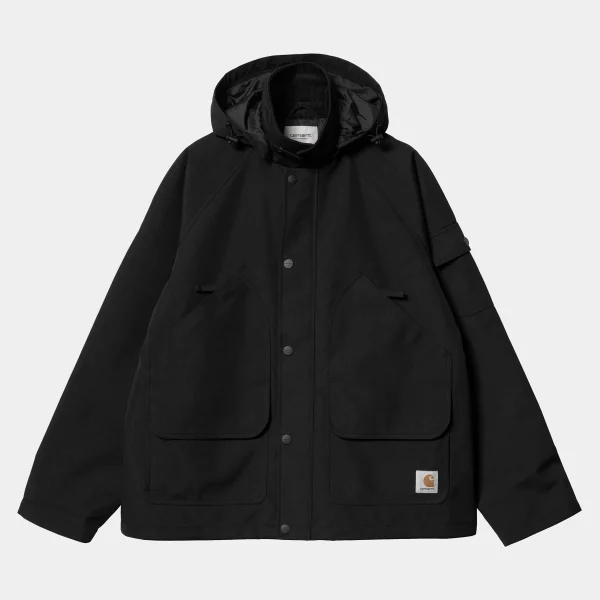 Shop Carhartt WIP Clarton Jacket Black / Black