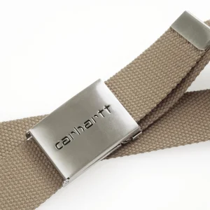 Online Carhartt WIP Clip Belt Chrome Leather