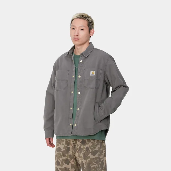 Store Carhartt WIP Conro Shirt Jac Graphite