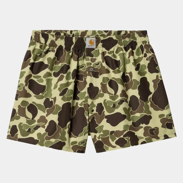 Discount Carhartt WIP Cotton Boxer Camo Duck, Green