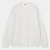 Clearance Carhartt WIP Cross Screw Sweat Ash Heather / White