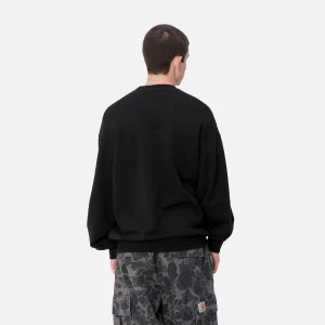 Outlet Carhartt WIP Cross Screw Sweat Black / White