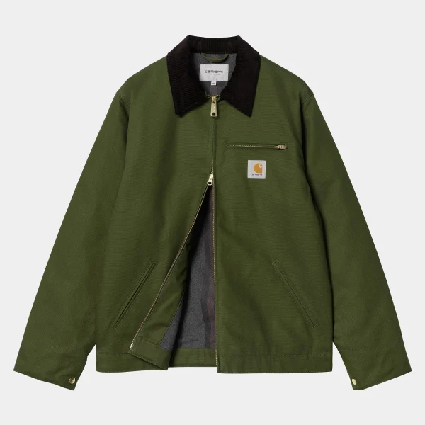 Shop Carhartt WIP Detroit Jacket (Winter) Tarragon / Black