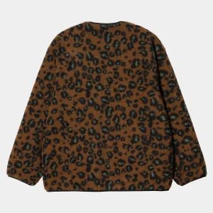 Online Carhartt WIP Devin Liner Camo Leo Jacquard, Tamarind / Black