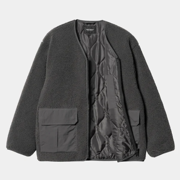 Shop Carhartt WIP Devin Liner Graphite / Graphite