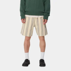 Clearance Carhartt WIP Dodson Short Dodson Stripe, Natural