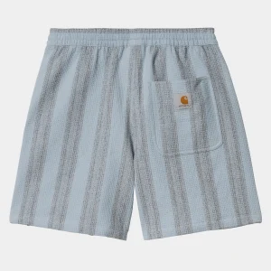 Hot Carhartt WIP Dodson Short Dodson Stripe, Misty Sky