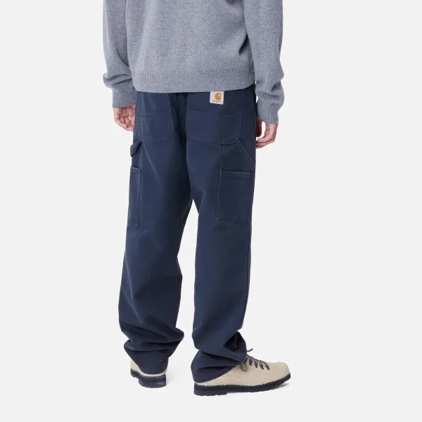 Shop Carhartt WIP Double Knee Pant Air Force Blue