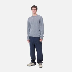 Shop Carhartt WIP Double Knee Pant Air Force Blue