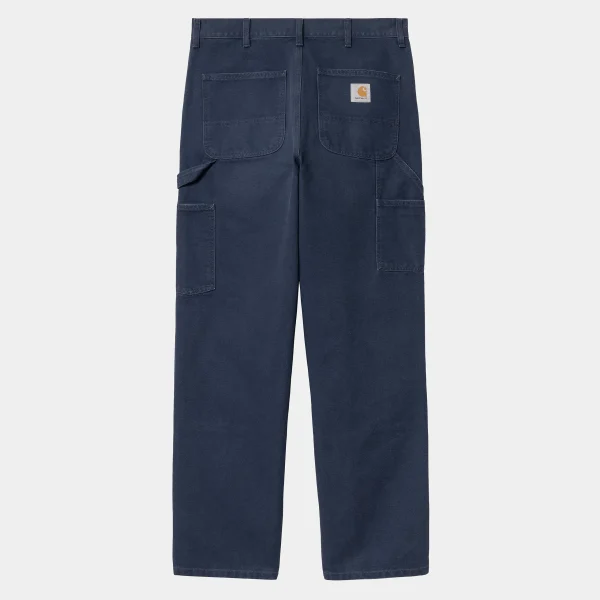 Shop Carhartt WIP Double Knee Pant Air Force Blue