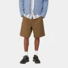 Shop Carhartt WIP Double Knee Short Hamilton Brown