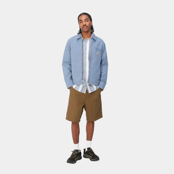 Shop Carhartt WIP Double Knee Short Hamilton Brown