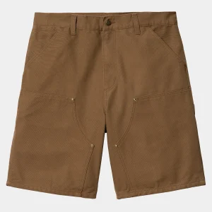 Shop Carhartt WIP Double Knee Short Hamilton Brown