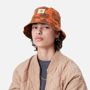 Discount Carhartt WIP Duck Bucket Hat Camo Duck, Green / Turmeric