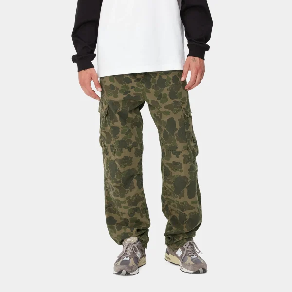 Store Carhartt WIP Duck Cargo Pant Camo Duck Green / Office Green