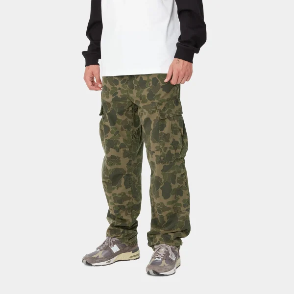 Store Carhartt WIP Duck Cargo Pant Camo Duck Green / Office Green