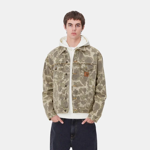 Best Carhartt WIP Duck Helston Jacket Camo Duck, Black