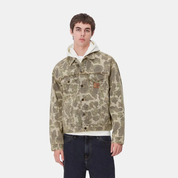 Best Carhartt WIP Duck Helston Jacket Camo Duck, Black