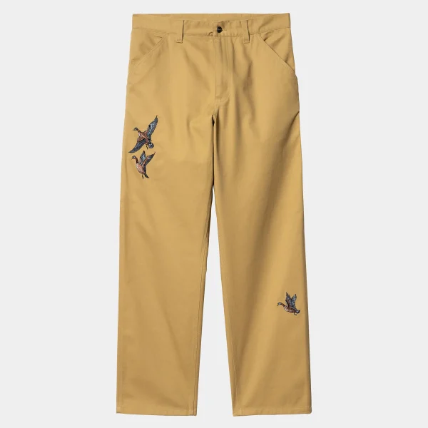 Cheap Carhartt WIP Ducks Single Knee Pant Bourbon