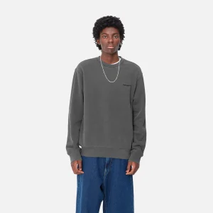 Cheap Carhartt WIP Duster Script Sweat Black