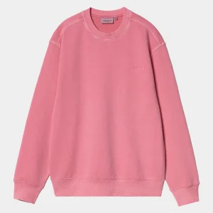 Discount Carhartt WIP Duster Script Sweat Charm Pink