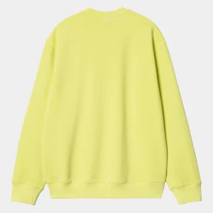 Store Carhartt WIP Duster Script Sweat Arctic Lime