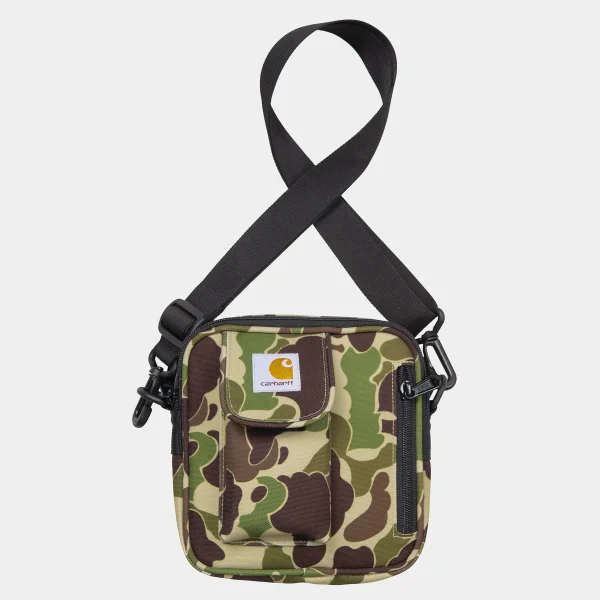 Shop Carhartt WIP Essentials Bag, Small Camo Duck, Green