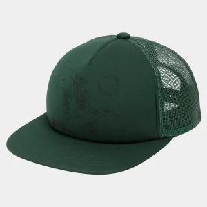 Discount Carhartt WIP Flying Ducks Trucker Cap Conifer