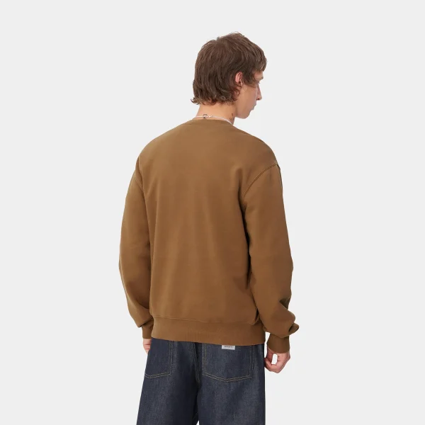 Fashion Carhartt WIP Flying Ducks Sweat Hamilton Brown