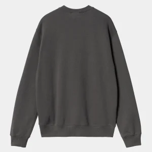 Sale Carhartt WIP Flying Ducks Sweat Graphite