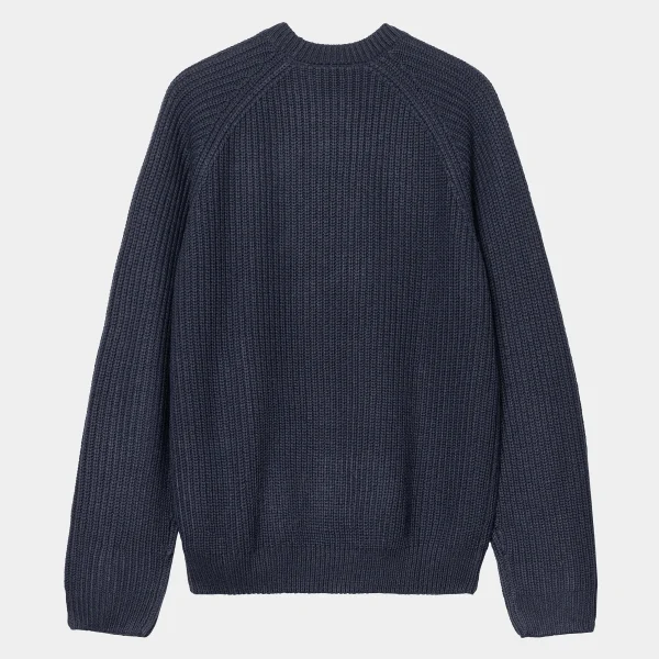 Shop Carhartt WIP Forth Sweater Air Force Blue