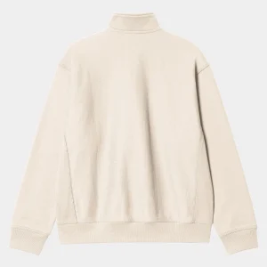 Flash Sale Carhartt WIP Half Zip American Script Sweatshirt Moonbeam