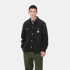 Discount Carhartt WIP Harvey Shirt Jac Black