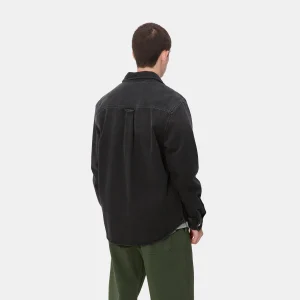 Discount Carhartt WIP Harvey Shirt Jac Black