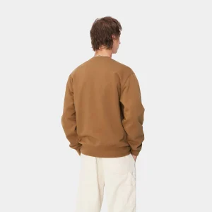 Store Carhartt WIP Heart Train Pocket Sweat Hamilton Brown