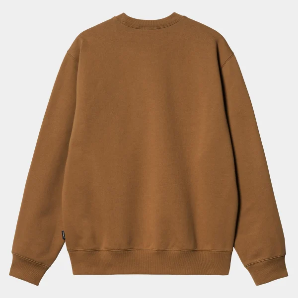 Store Carhartt WIP Heart Train Pocket Sweat Hamilton Brown